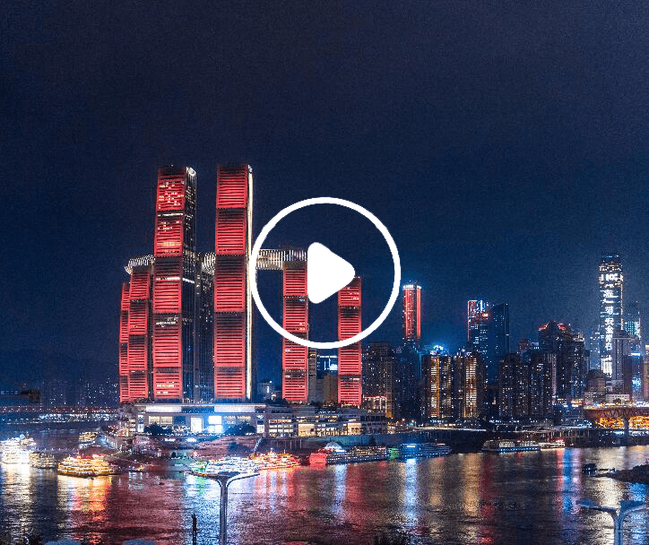 长嘉汇旗舰店观景台夜景